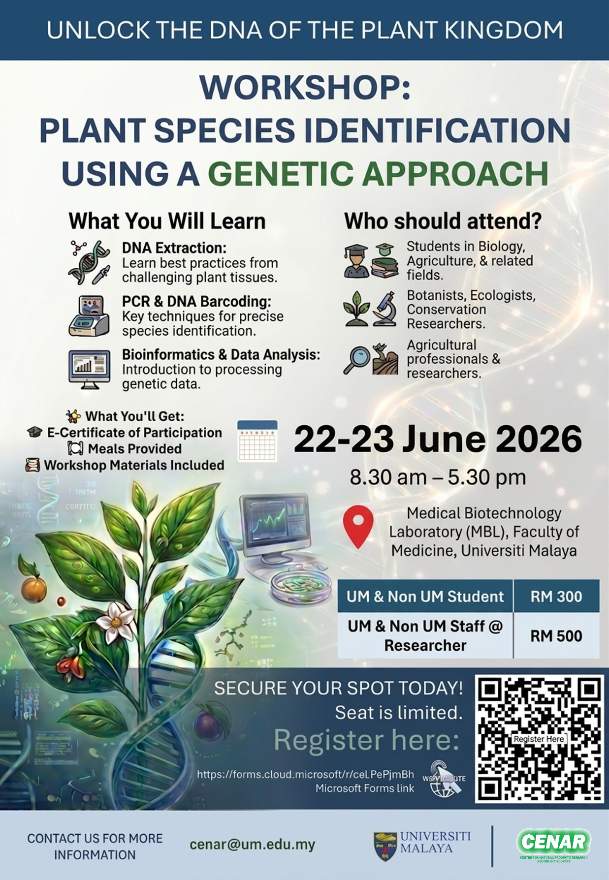 Plant Species Identification Using a Genetic Approach